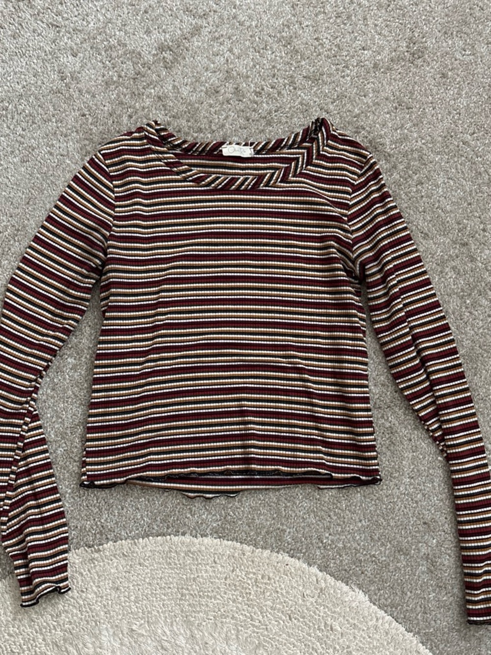 Long sleeve striped shirt